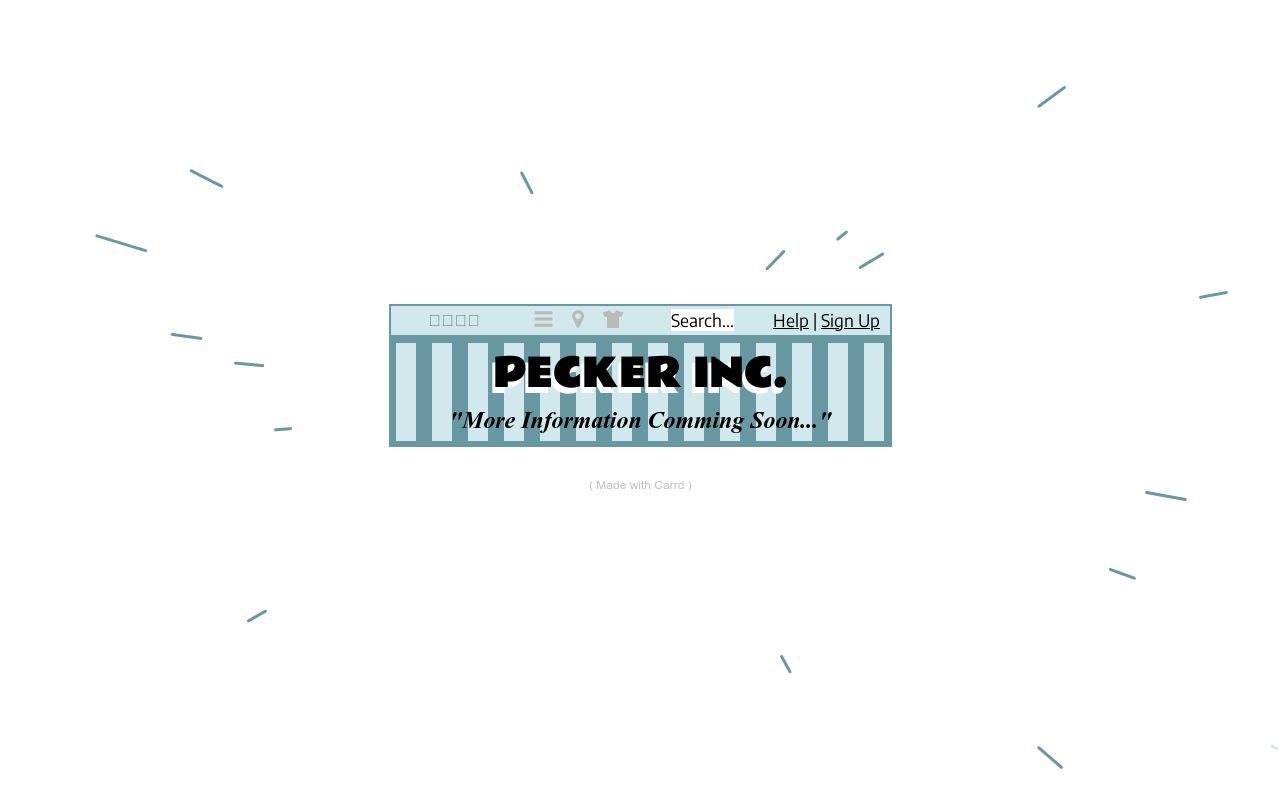 Carrd profile picture for @pecker